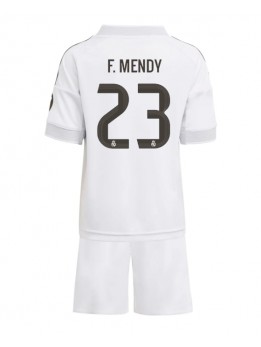 Real Madrid Ferland Mendy #23 Replika Hemmakläder Barn 2025-26 Kortärmad (+ byxor)